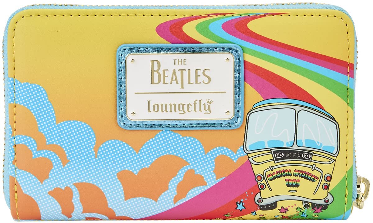 Кошелек на молнии Loungefly The Beatles Magical Mystery Tour Bus (Ocean Tides) Желтый Стандартный размер, фото №3
