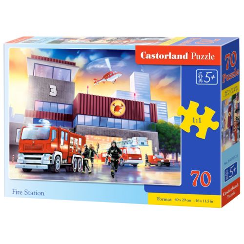 Пазлы Пожарная станция 70 дет [tsi187758-TSI], фото №1