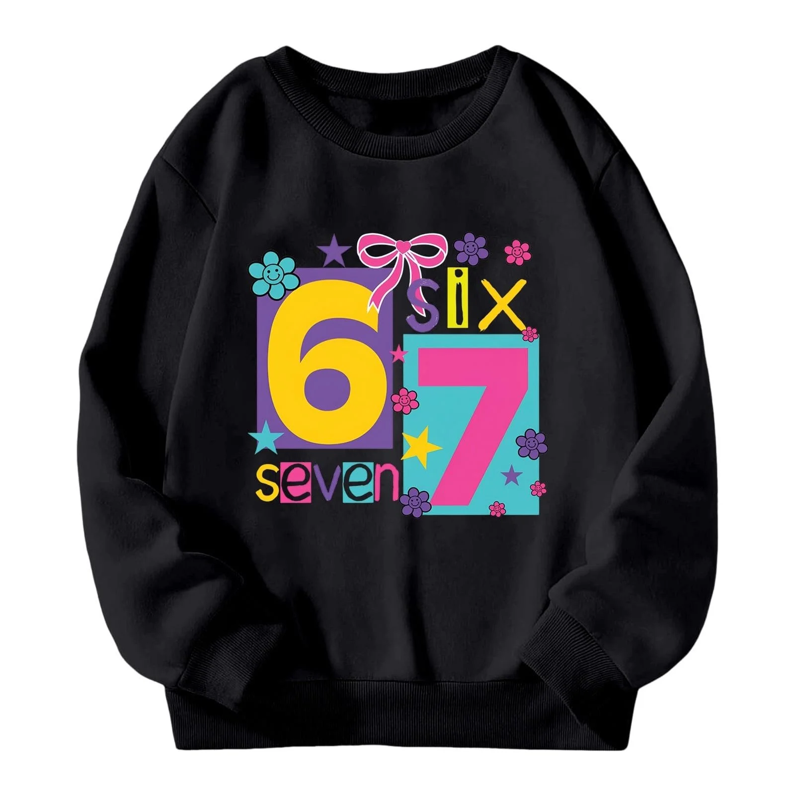 Світшот для дівчинки з круглим вирізом, фото №2