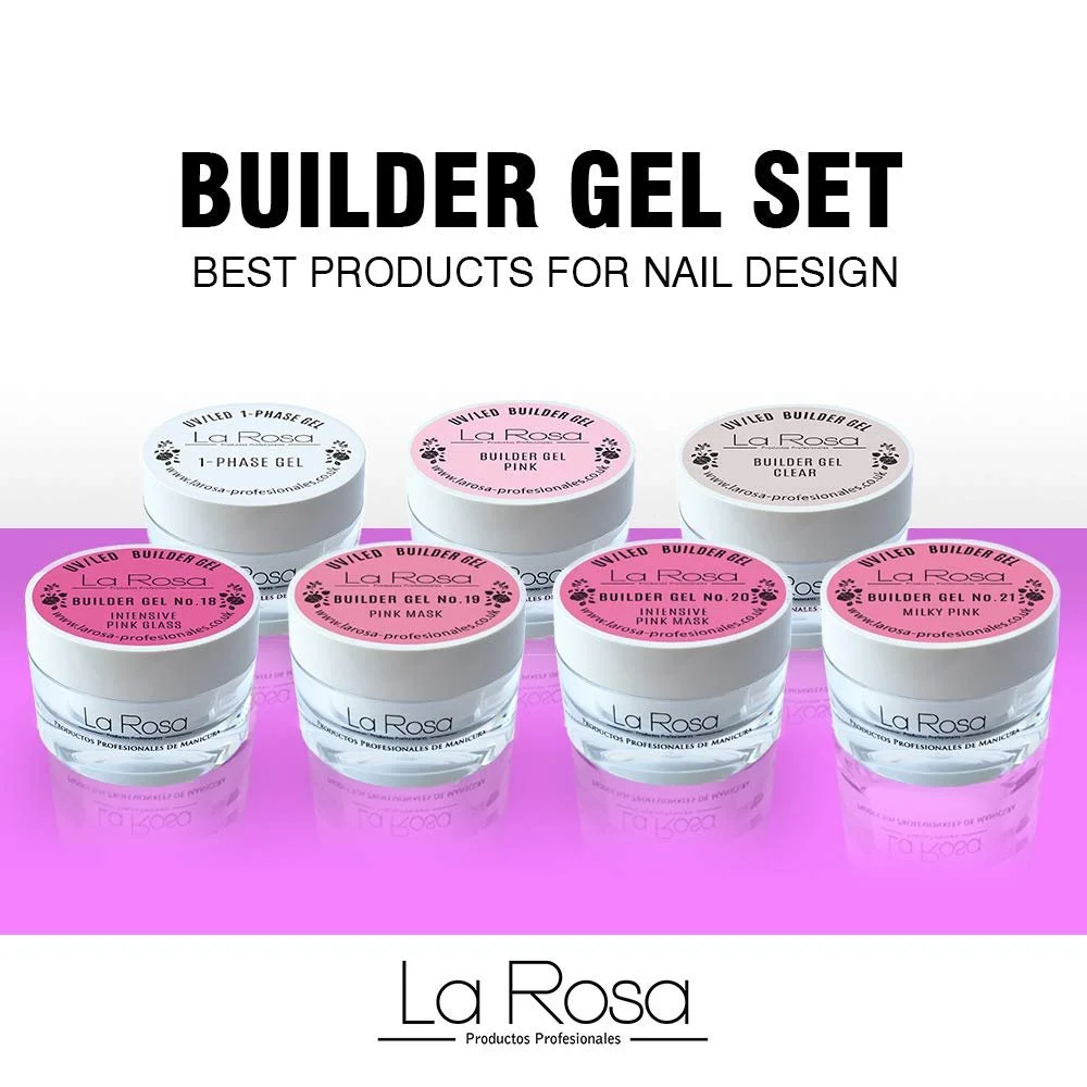 Гель La Rosa Builder Розовая Маска 30 мл, фото №4 Гель La Rosa Builder Розовая Маска 30 мл, фото №4