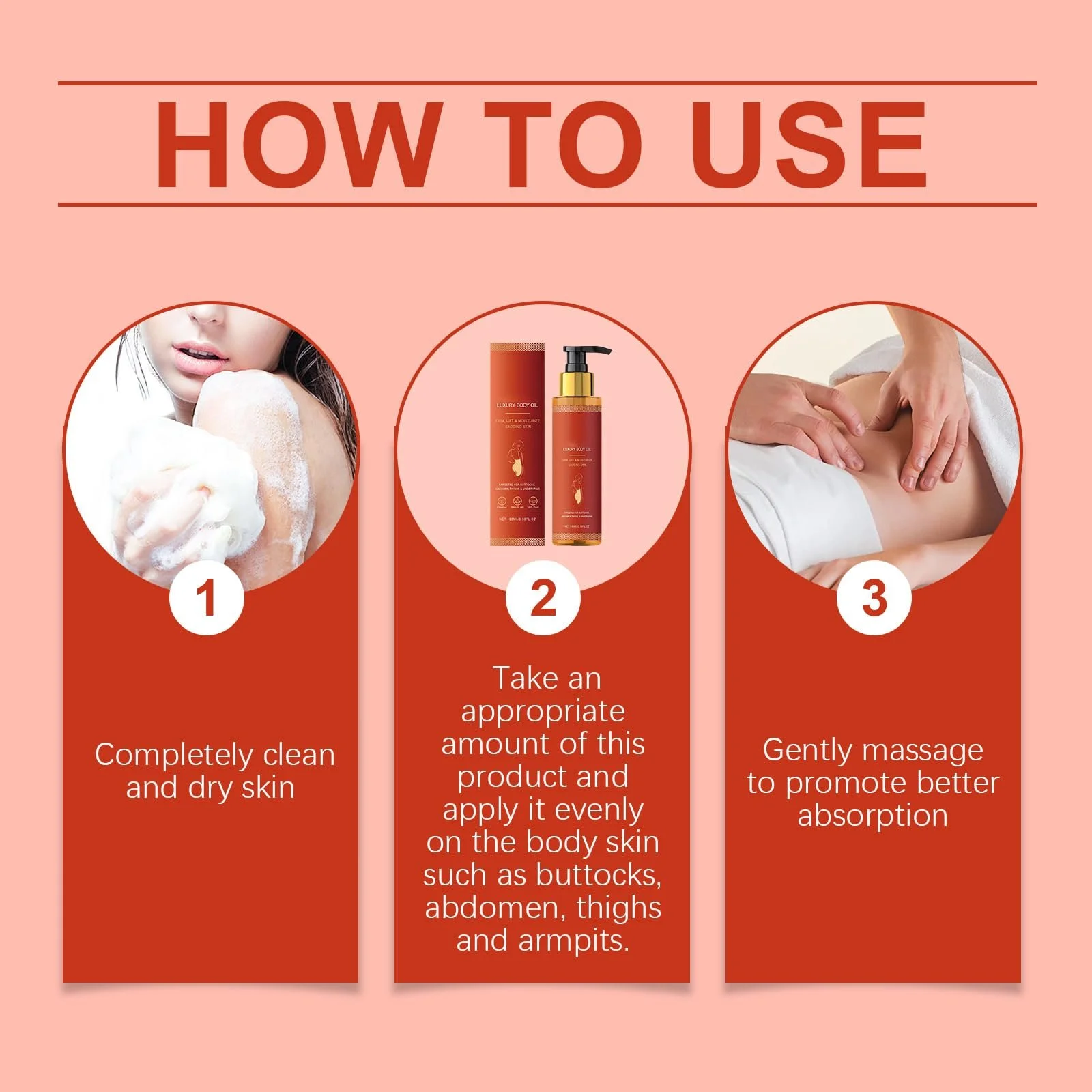 Лосьон для тела укрепляющий, 100 мл Масло для тела укрепляющее, увлажняющее и питательное, масло для тела, укрепляющее кожу, улучшает эластичность, крем, фото №6