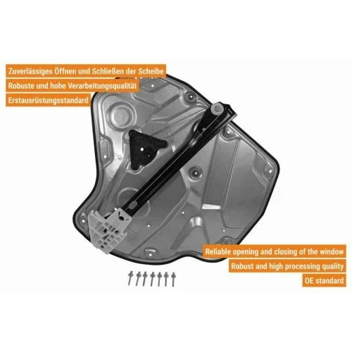 Склопідйомник VAICO V10-1850 Original VAICO Quality для SEAT SKODA VAG, фото №2 Склопідйомник VAICO V10-1850 Original VAICO Quality для SEAT SKODA VAG, фото №2