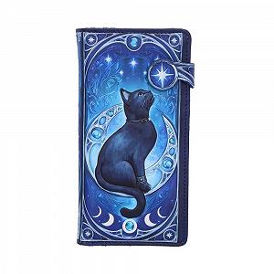 Кошелек Nemesis Now Feline Constellation Тисненый - Emo Кошелек для Любителей Котов и Поклонников Астрологии 18.5 см - Фото 1