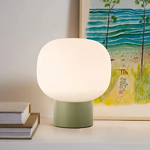 Настольная лампа Lightbox Ø17 см Matt Green E14 - Фото 1