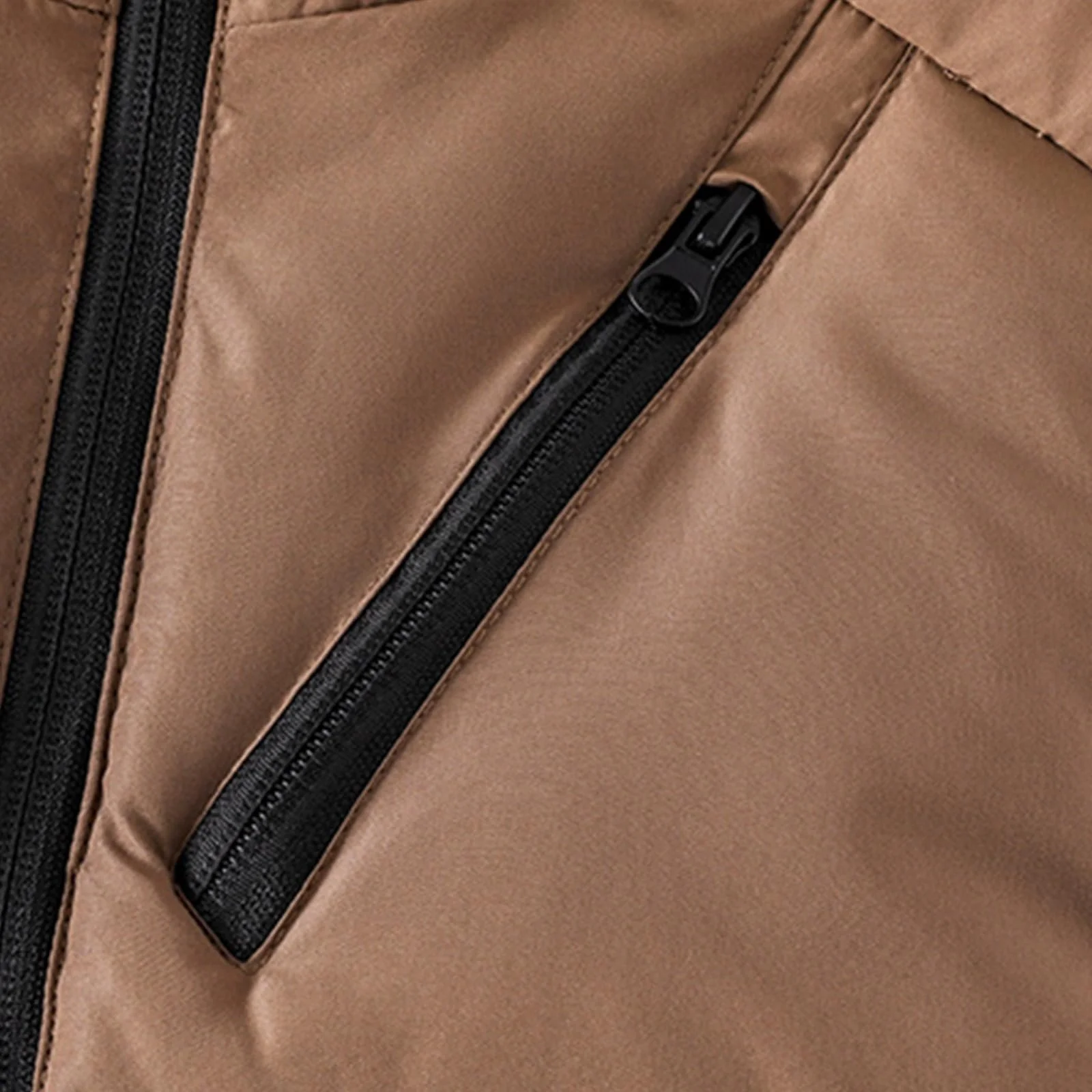 Детский жилет с капюшоном Generisch, теплый хлопковый стеганый жилет, мягкий, без рукавов, жилет для улицы в холодное время года, фото №4