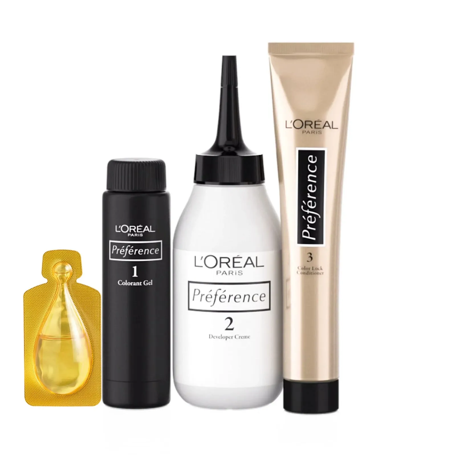 Фарба для волосся L'OREAL Preference Infinia Colour Extender 1.1 Чорний крижаний, фото №3 Фарба для волосся L'OREAL Preference Infinia Colour Extender 1.1 Чорний крижаний, фото №3