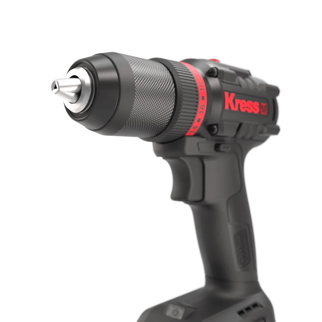Дриль-шуруповерт акумуляторний Kress KUA71 / 20В / 60 Нм / Безщітковий / 2 швидкості / Кейс / Чорний, фото №4