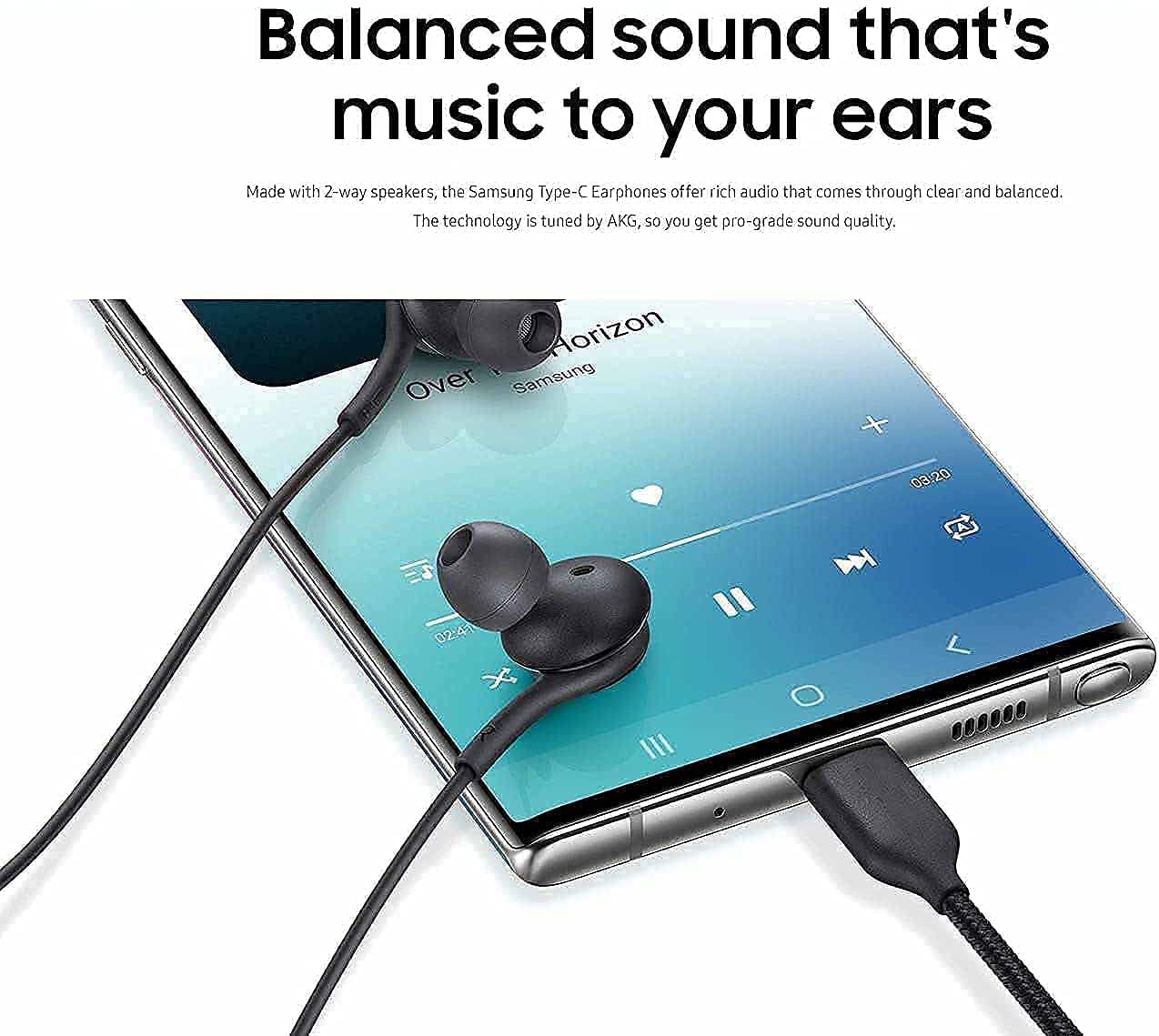 Навушники Samsung AKG GH59-15198A стерео внутрішньоканальні Type C чорний, фото №4