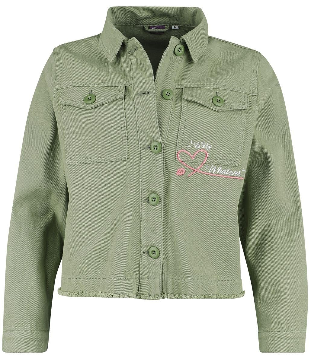 Джинсовая куртка Lilo & Stitch Friday Got Me Like... Женская Зеленая Disney, фото №1 Джинсовая куртка Lilo & Stitch Friday Got Me Like... Женская Зеленая Disney, фото №1