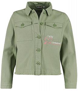 Джинсовая куртка Lilo & Stitch Friday Got Me Like... Женская Зеленая Disney - Фото 1