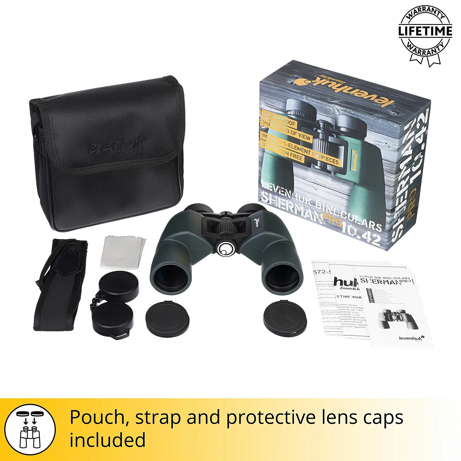 Бінокль Levenhuk Sherman PRO 10x42, фото №2