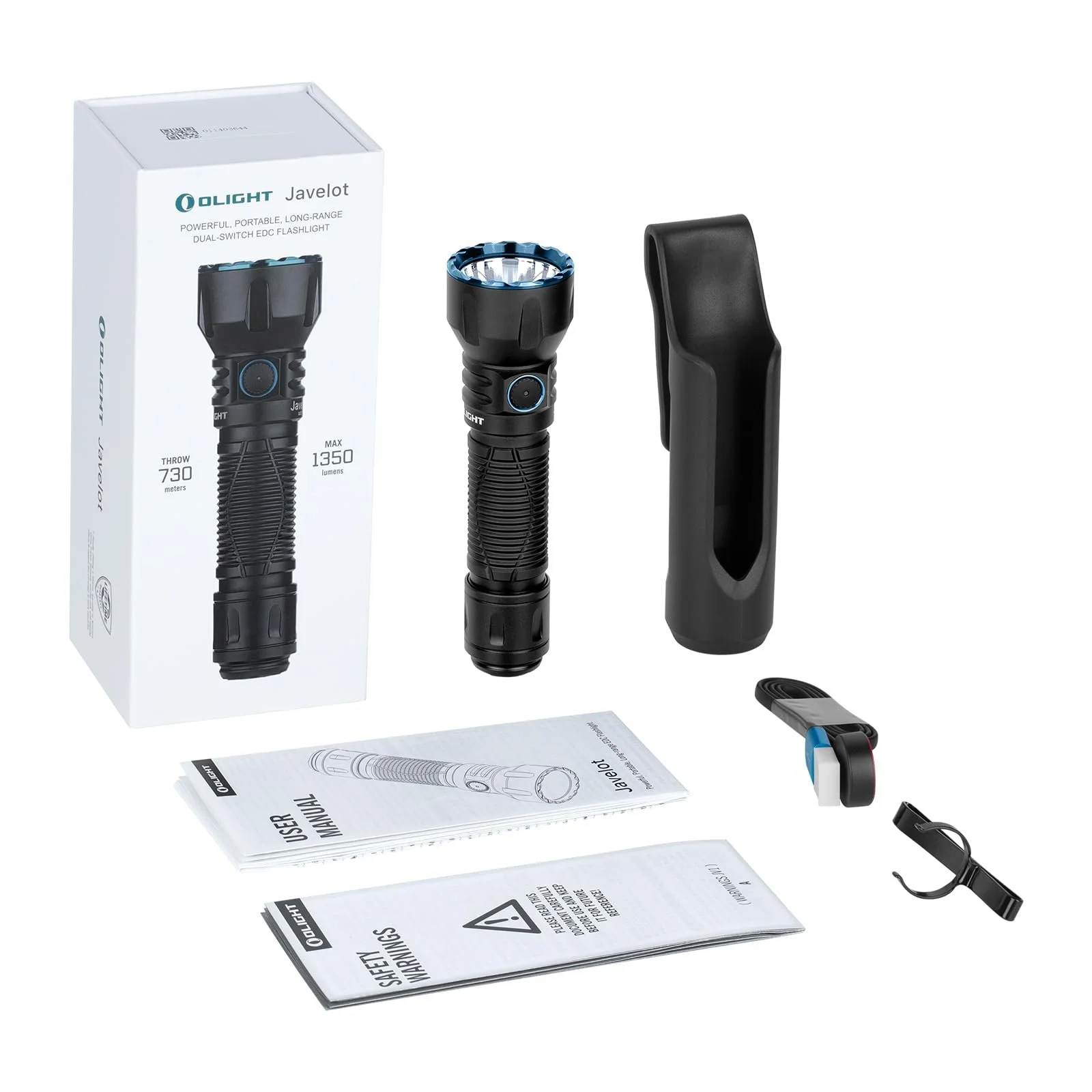 Ліхтар OLIGHT Javelot LED 1350 люмен 730 м Чорний, фото №9