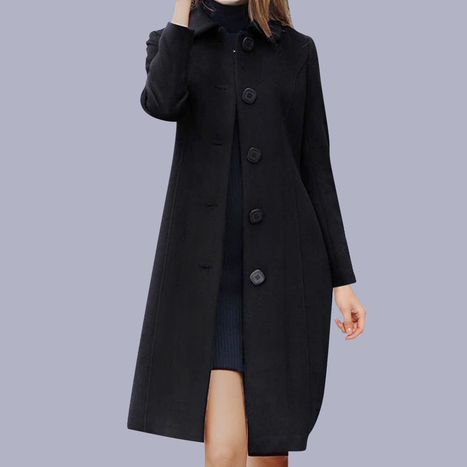 Вовняне пальто Жіноче зимове, фото №2