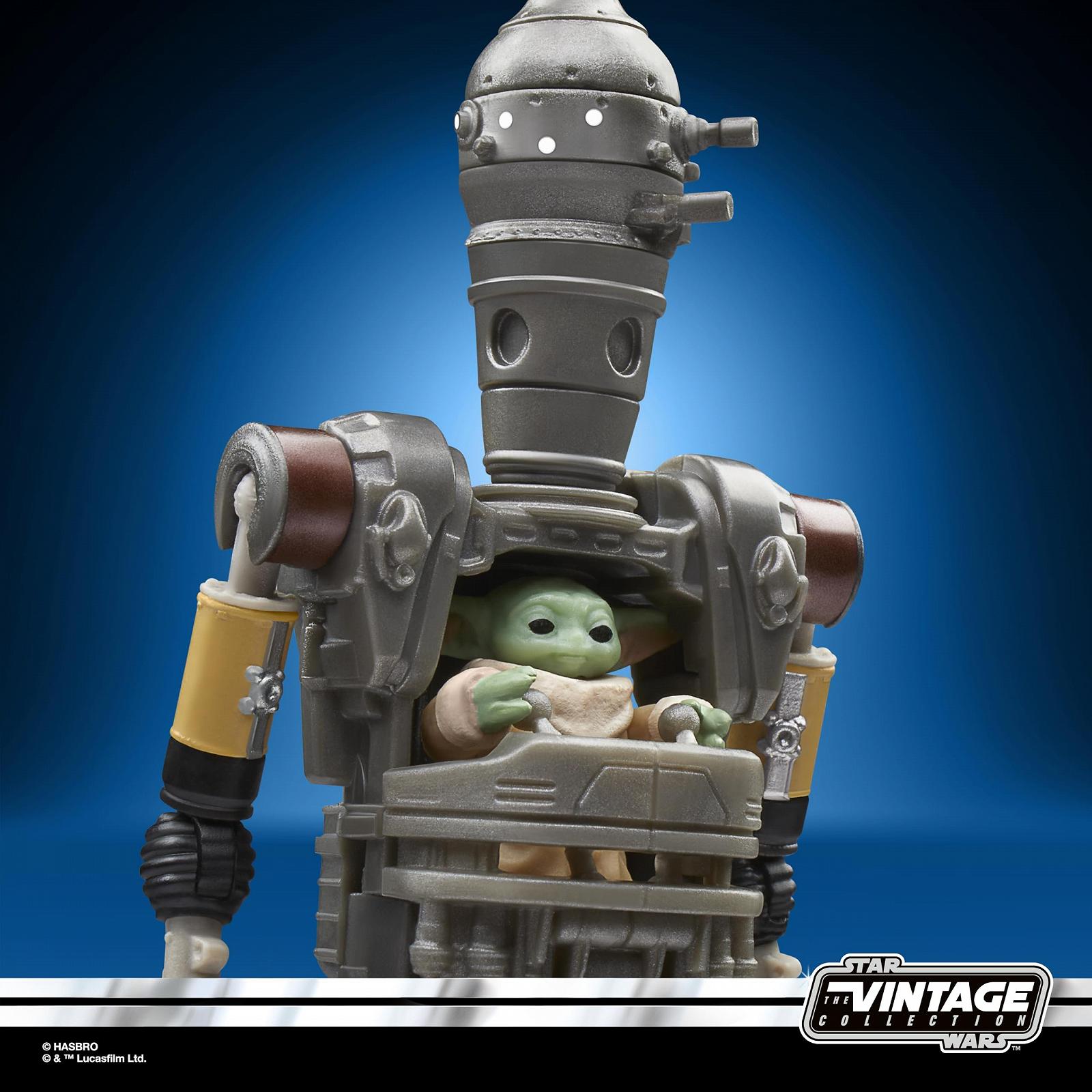 Набір фігурок Deluxe The Mandalorian (масштаб 9,5 см) Star Wars The Vintage Collection IG-12, Grogu & Anzellan, фото №3