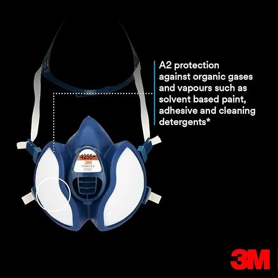 Респіраторна маска 3M 4255+ / A2P2 / Синій, фото №3