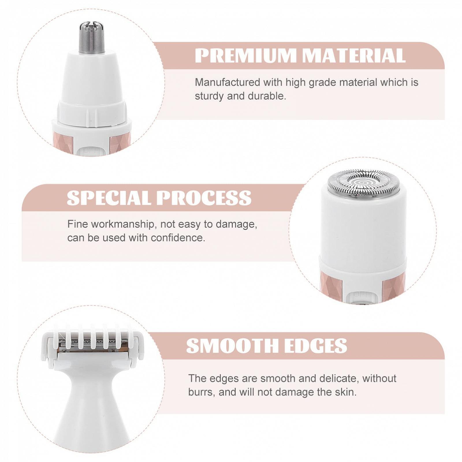 Набор MAGICLULU 2 Sets Женский Бритва Face Shaver Charger Hair Removal Device Face Trimmer Multifunctional Tool Electric Shaver, фото №2