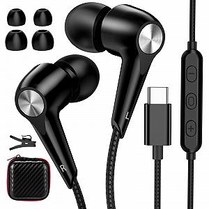 Наушники USB C HiFi Stereo In-Ear Шумоподавление USB C Белые - Фото 1