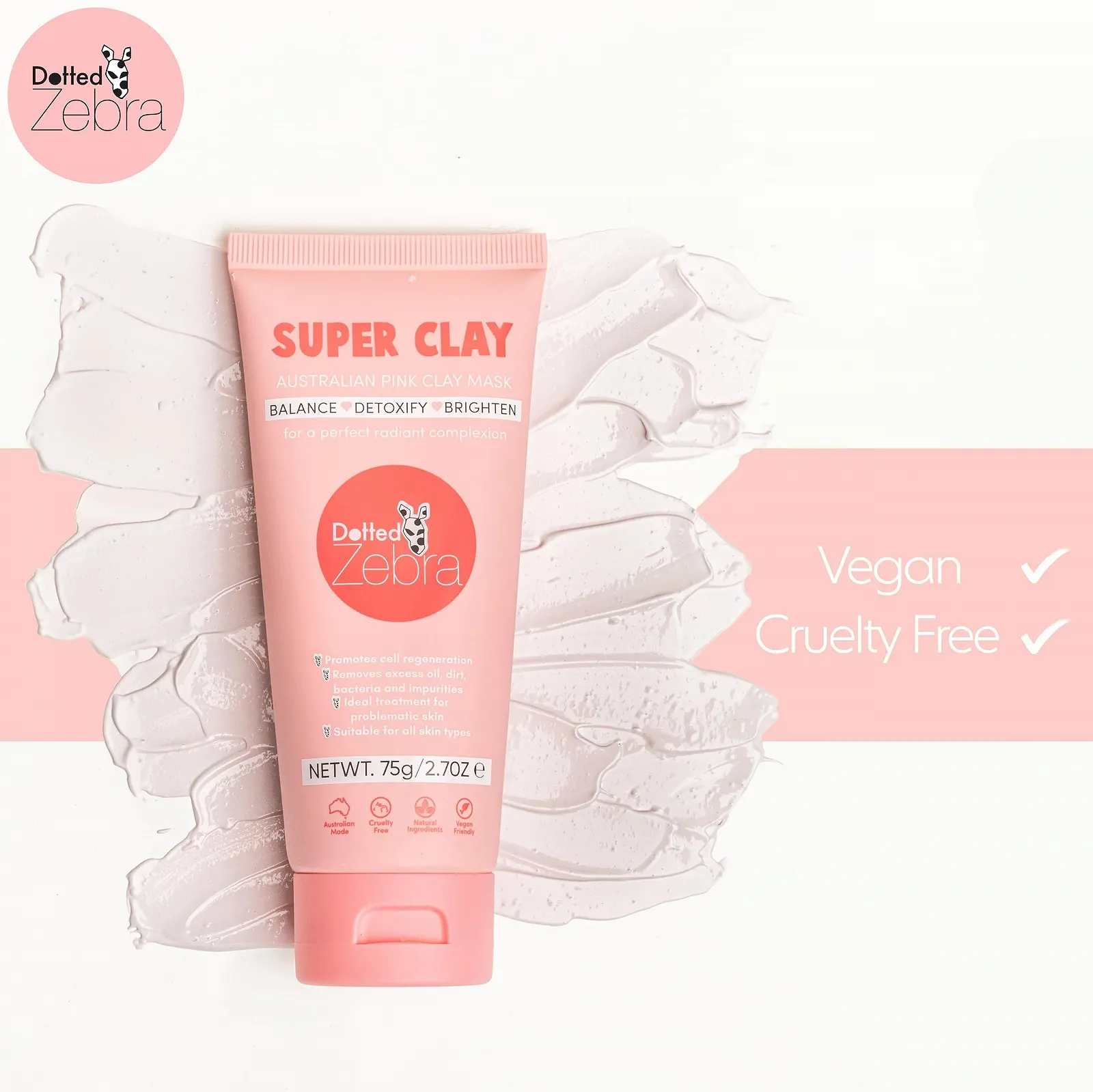 Маска Dotted Zebra Super Clay для женщин - 198.4 г, фото №7