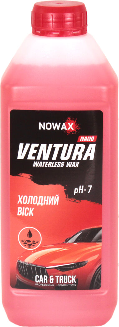 Рідкий воск Nowax 1л Ventura NANO Waterless Wax NX01136, фото №1