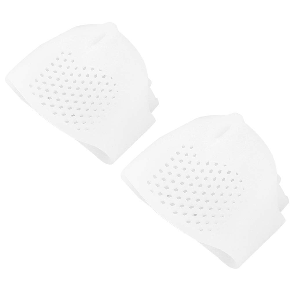 2 цвета Hallux Valgus Bunion, корректор Hallux Valgus, многоразовый силикон для защиты передней части стопы, молоткообразные пальцы, когтистые пальцы (белый), фото №2