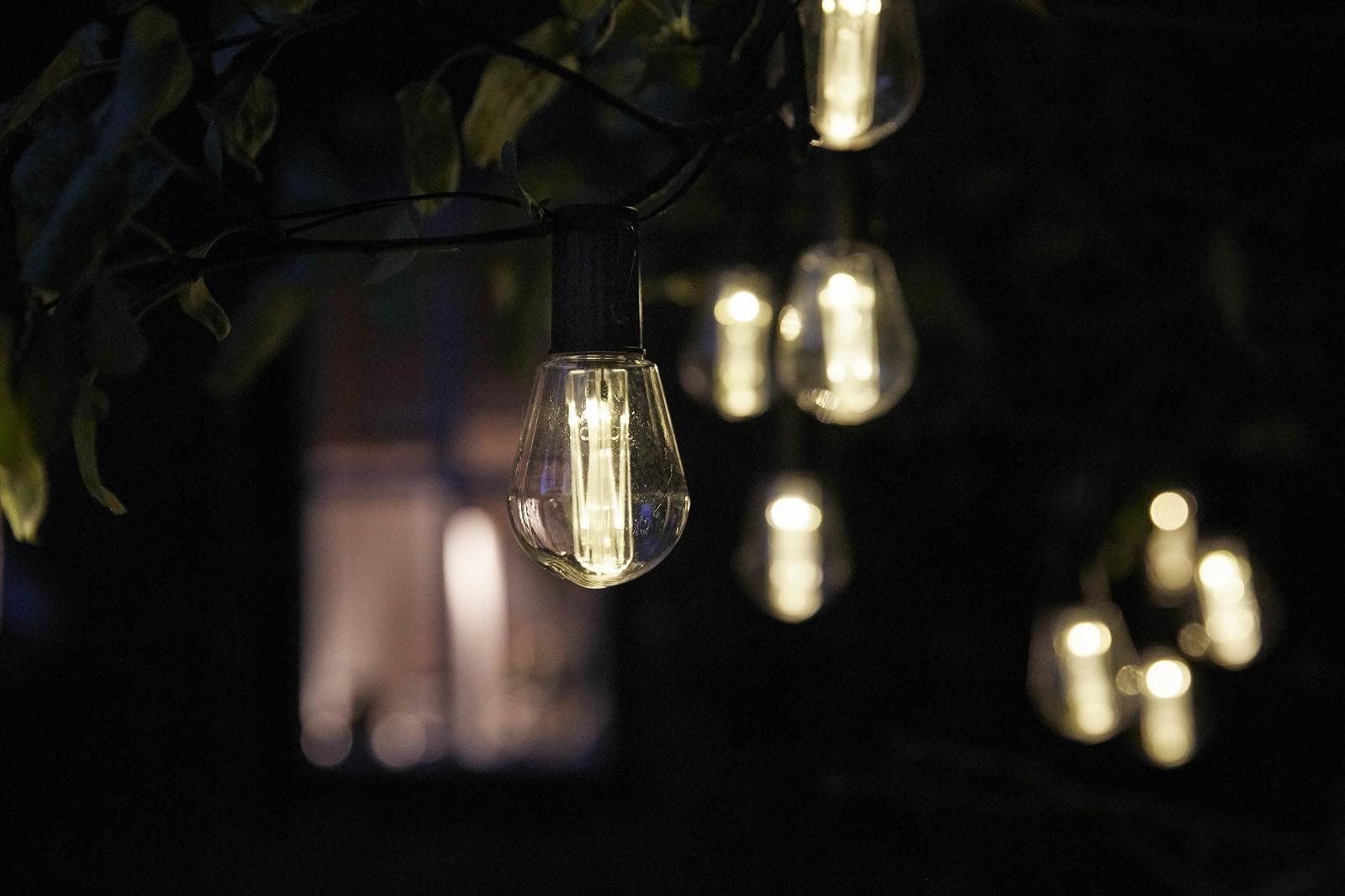 Гірлянда Luxform Alicante LED сонячна Чорний, фото №3