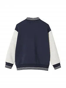 Куртка-світшот у стилі коледжу для хлопчиків Vertbaudet synthetic.ua - Фото 1