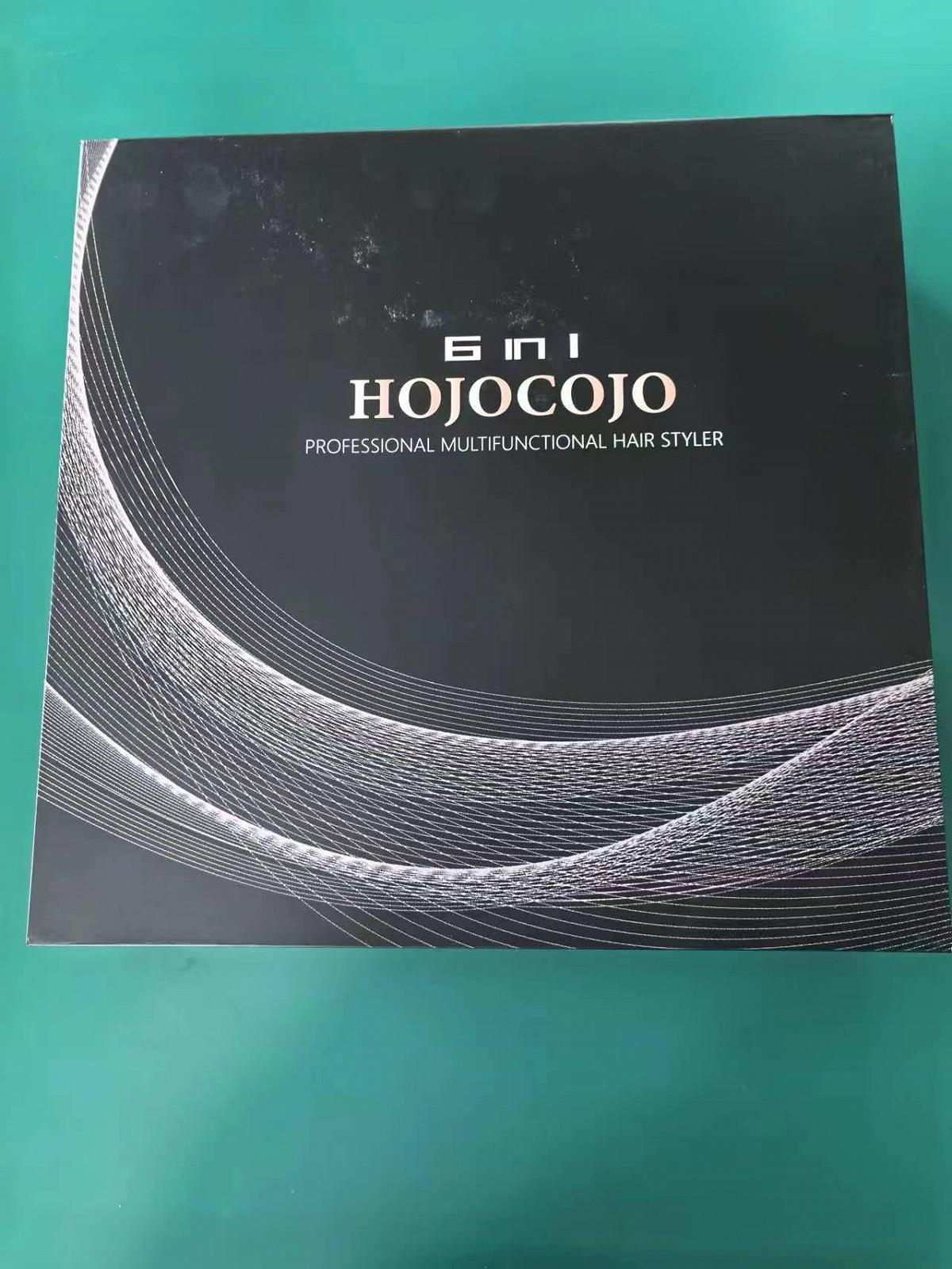 Фен-щетка HOJOCOJO 140,000 RPM 6 в 1 с ионизацией и автозавивкой, фото №2