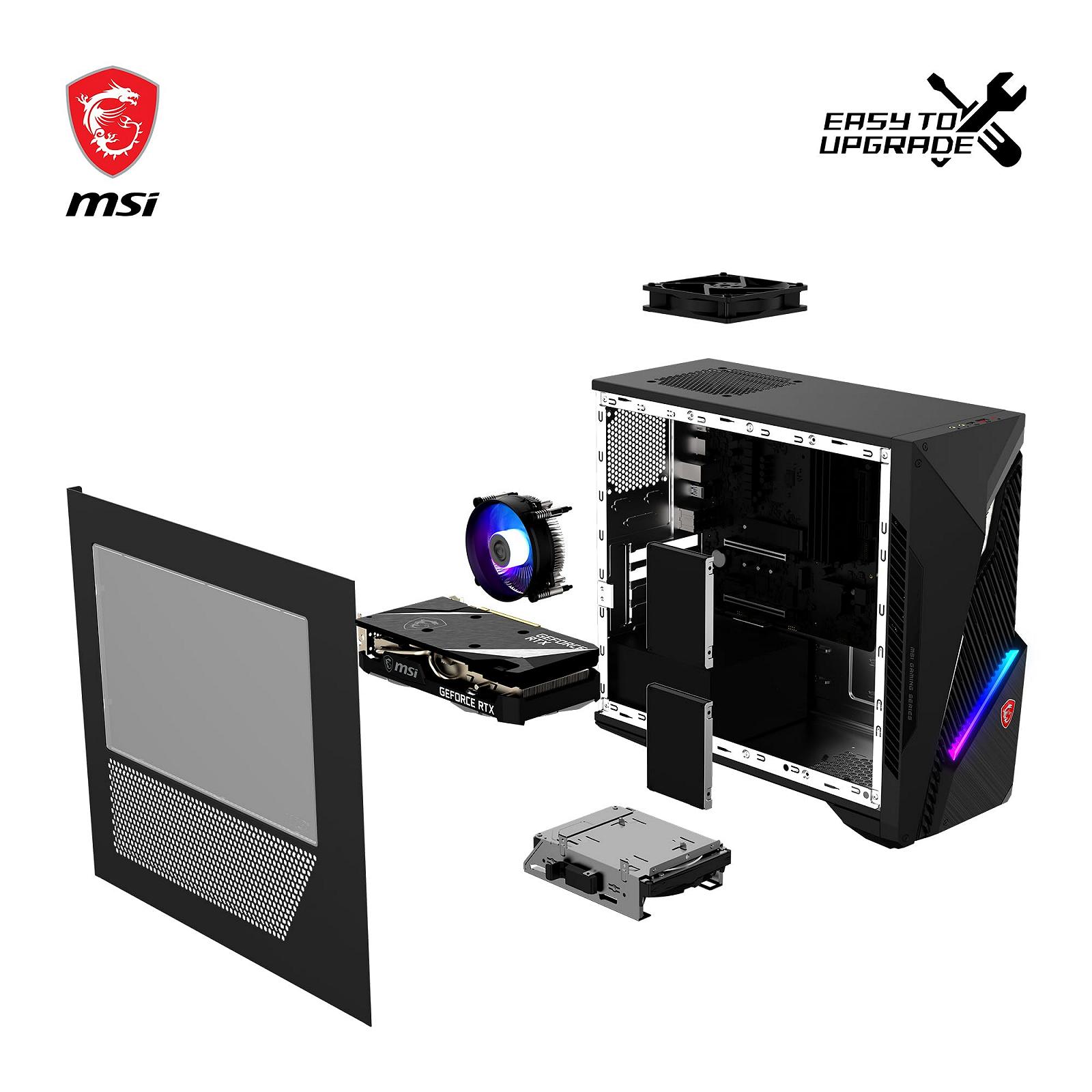Настільний комп'ютер MSI MAG Infinite S3 13NUD-1049IT Gaming Intel Core i5-13400F GeForce RTX 4060 Ti 16GB DDR5 RAM 1TB SSD Wi-Fi 6E Windows 11 Home, фото №7