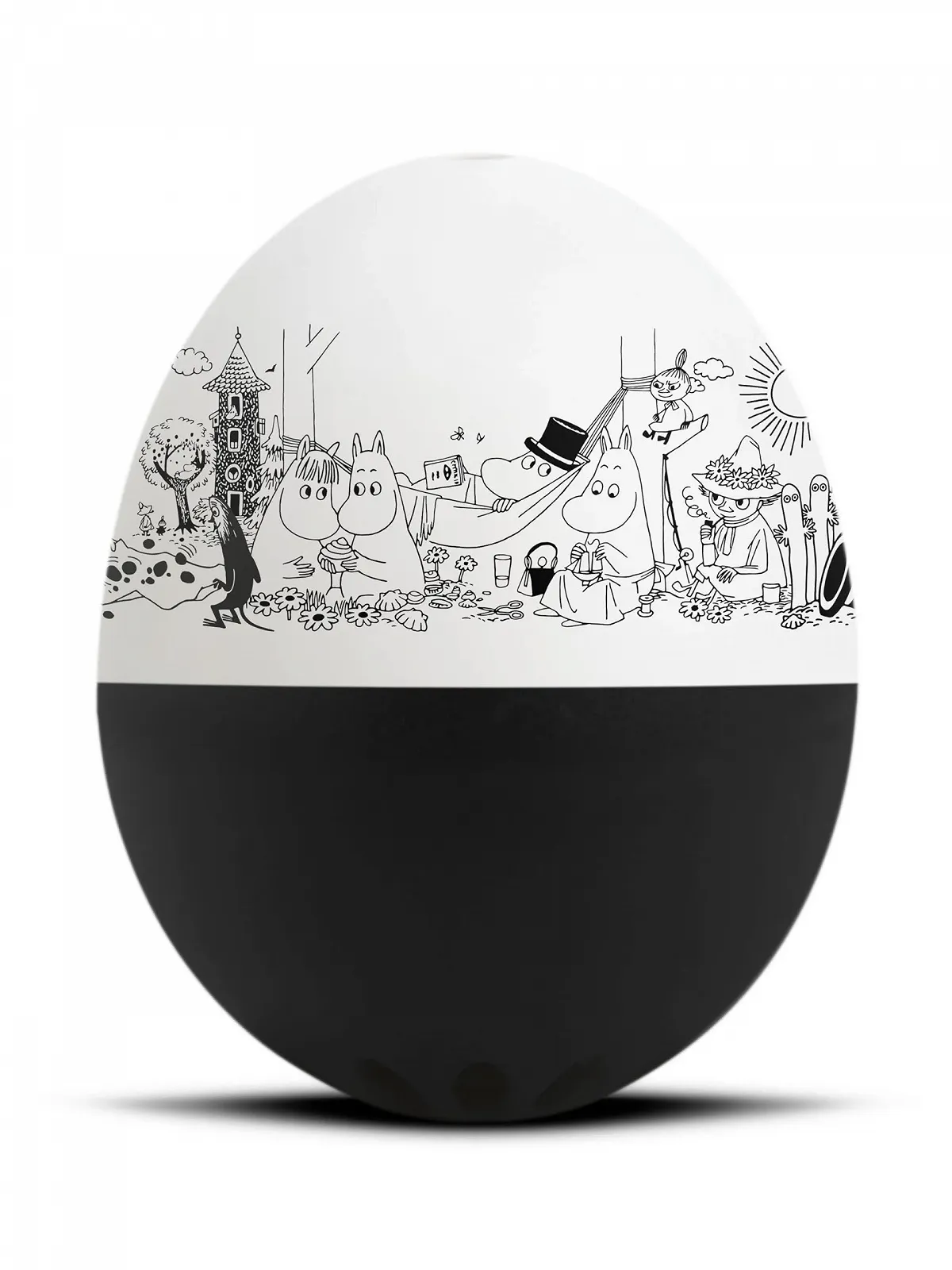 Таймер для яиц музыкальный Brainstream Mumin PiepEi Black & White Music Egg Timer, фото №2 Таймер для яиц музыкальный Brainstream Mumin PiepEi Black & White Music Egg Timer, фото №2