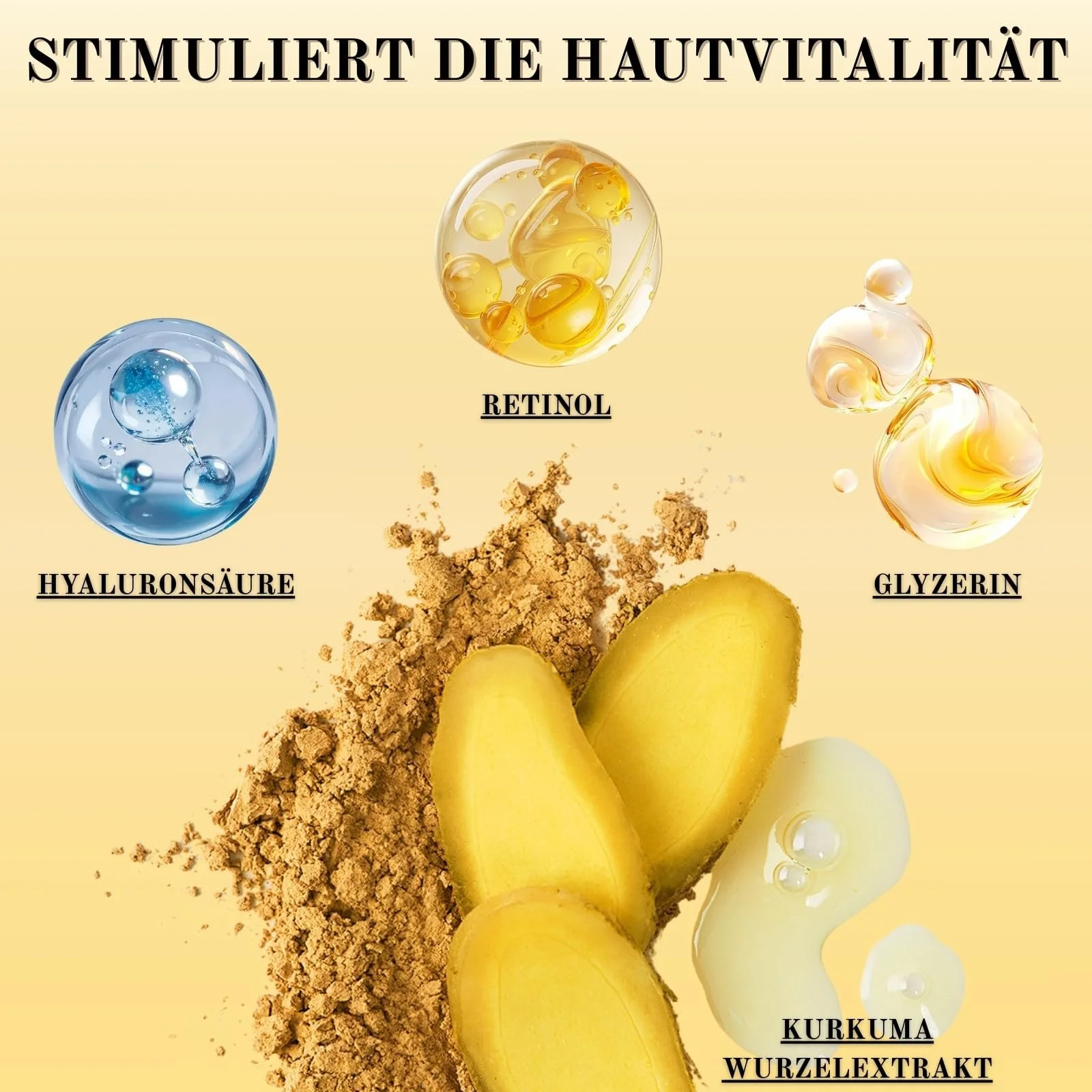 Маска для обличчя Нічна з куркумою, Нічна маска-обгортання з колагеном, з пензлем, фото №3