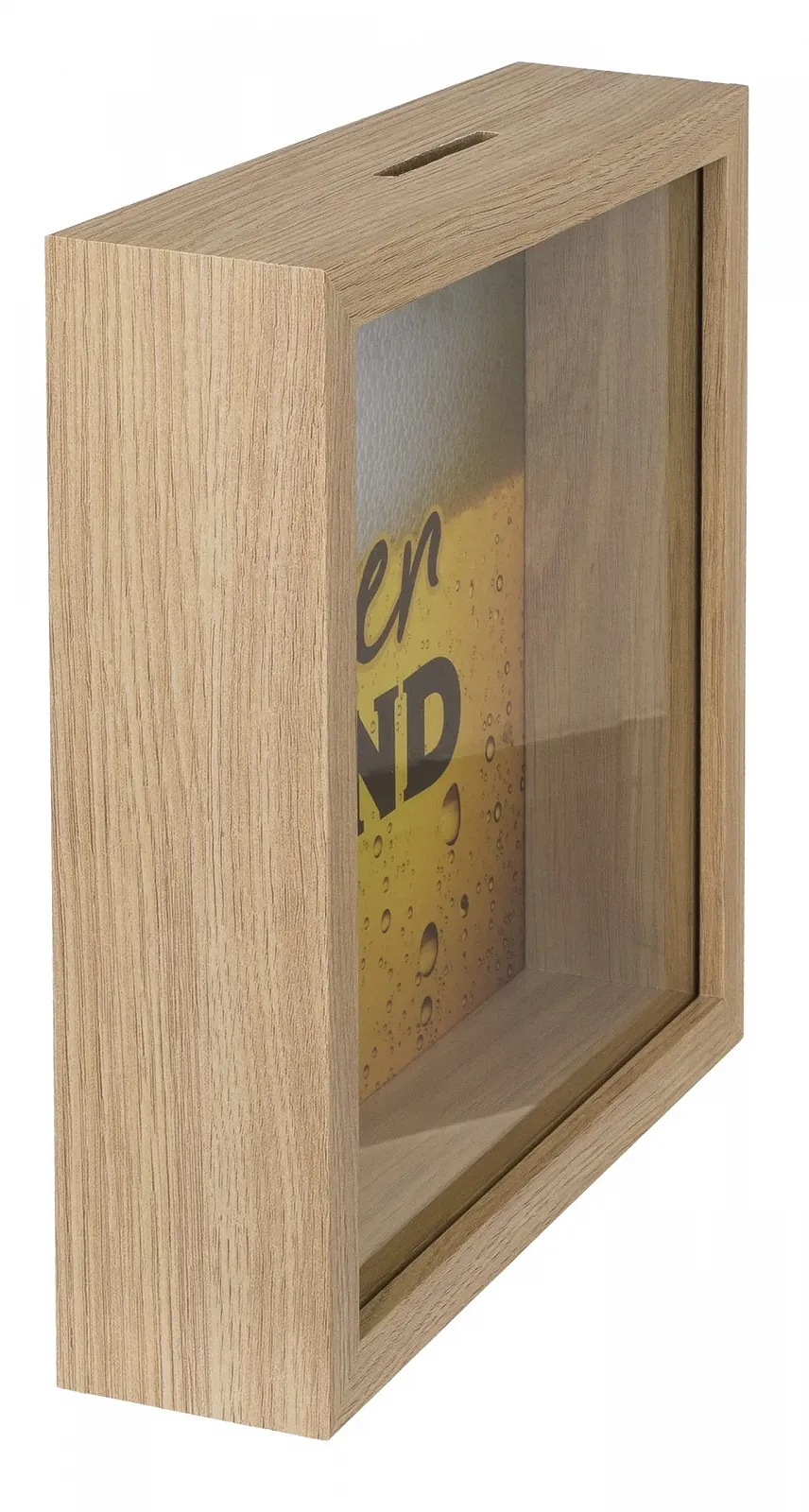 Скарбничка Beer Fund Wooden Money Box In Frame Дерев'яна, фото №3