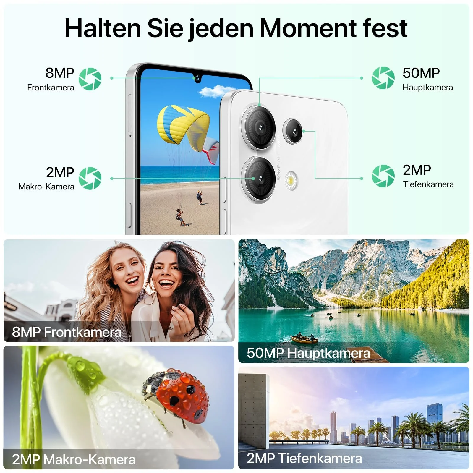 Смартфон UMIDIGI G9 5G Android 14 12(6+6)GB RAM 128GB ROM 6.75 дюйма 50 Мп 5000 мАг, фото №4 Смартфон UMIDIGI G9 5G Android 14 12(6+6)GB RAM 128GB ROM 6.75 дюйма 50 Мп 5000 мАг, фото №4
