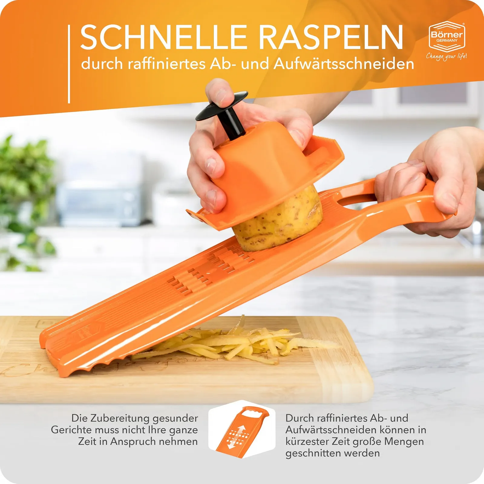 Терка для овочів + Тримач для фруктів, фото №5