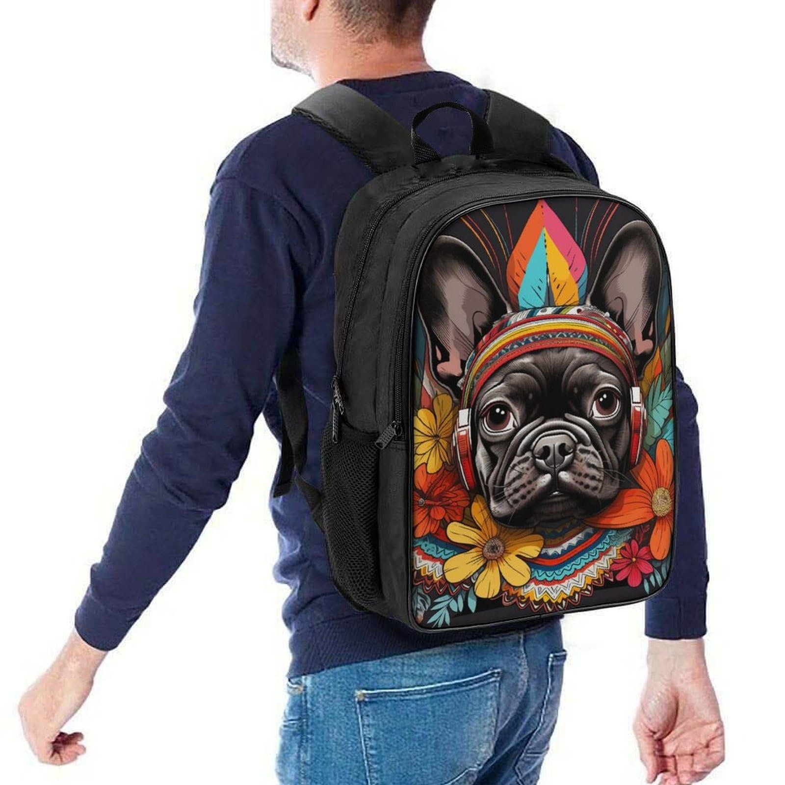 Ранец French Bulldog FPAKAKIIE 40x28x16см, фото №5