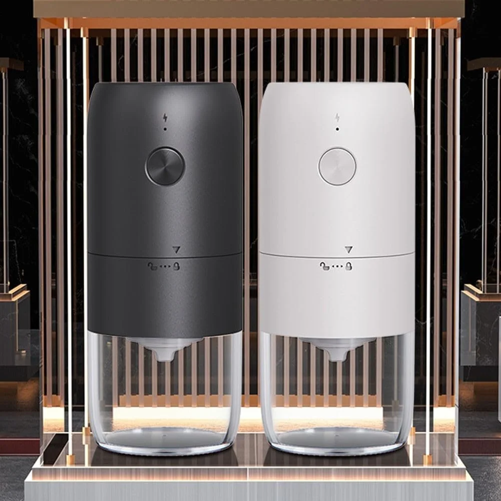 Электрическая кофемолка Zoegneer Automatic Electric Coarseness Portable для эспрессо, белая, фото №5