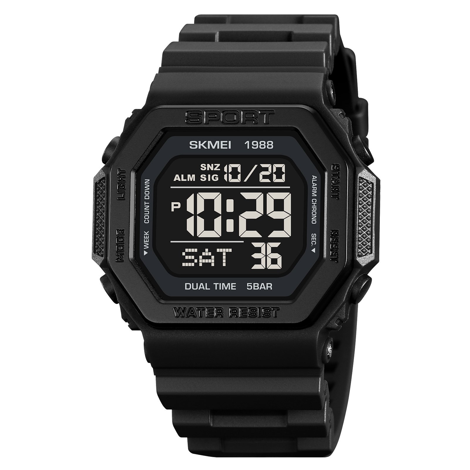 Годинник Skmei 1988BK Чорний, фото №1