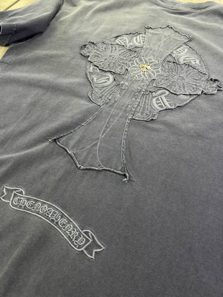 Футболка Chrome Hearts сіра f672, фото №8