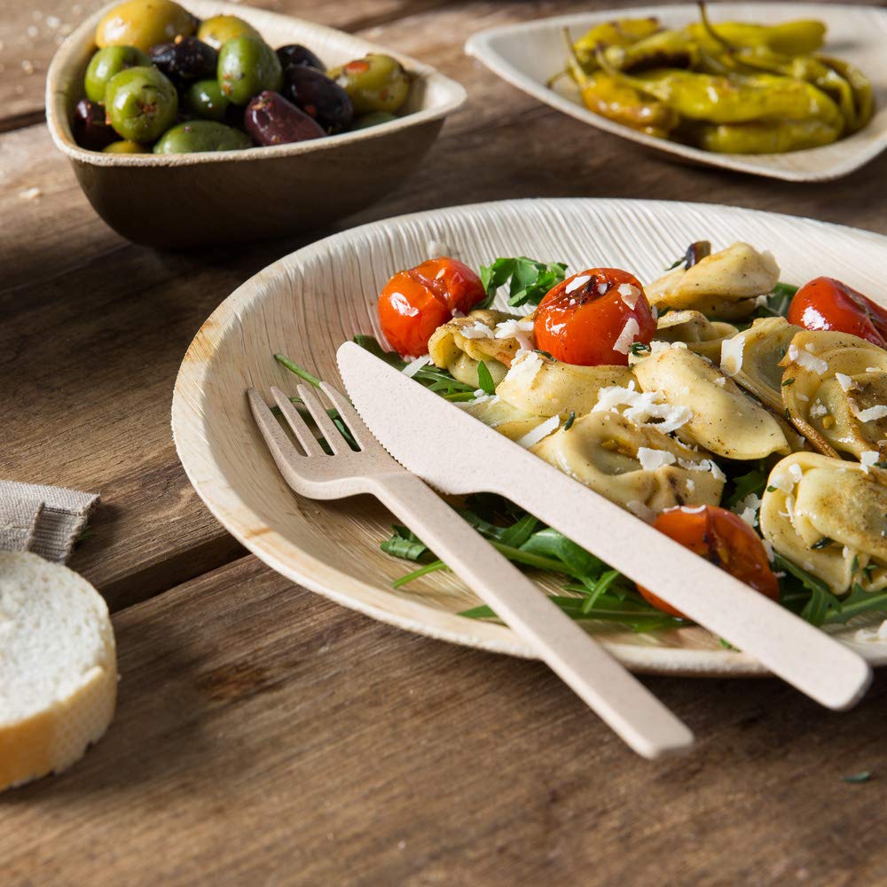Нож BIOZOYG Organic Reusable Прочный пластиковый компостируемый нож 60 шт., фото №3