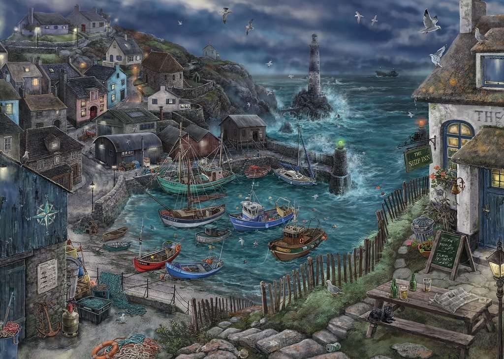 Пазлы Ravensburger EXIT Puzzle 17365 The Fishing Village 759 элементов, фото №2