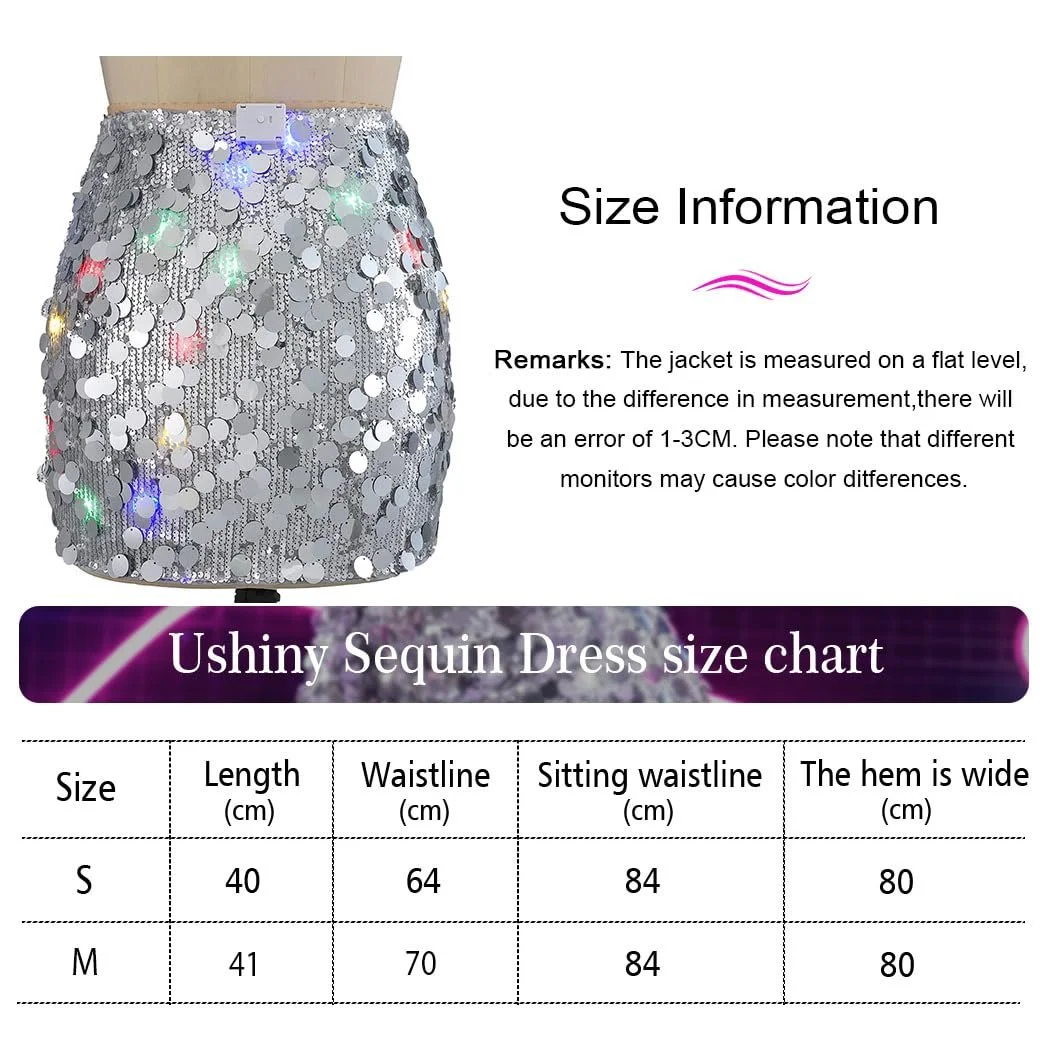 Спідниця з паєтками Glizer, фото №7