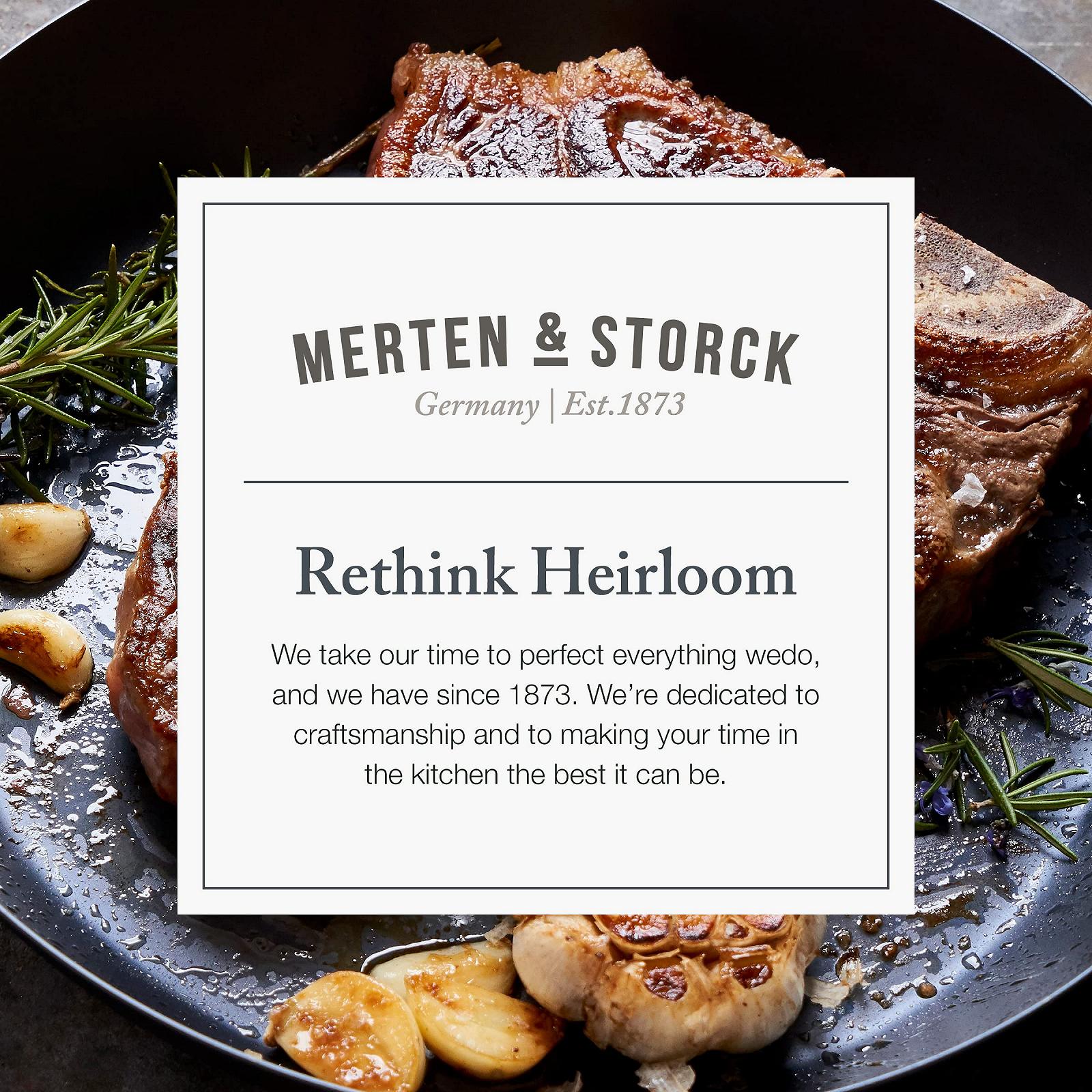 Сковорода Merten & Storck Induction 26 см Углеродистая сталь Антипригарное покрытие Черный, фото №3