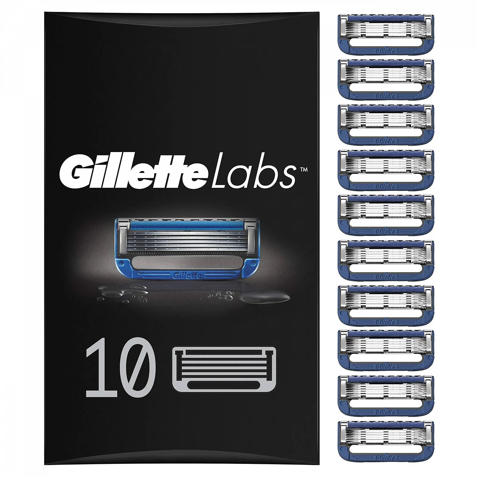 Сменные кассеты для бритья Gillette Labs Heated Razor 10 шт., фото №1 Сменные кассеты для бритья Gillette Labs Heated Razor 10 шт., фото №1