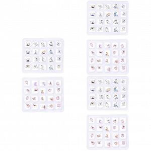 Стразы Healvian для ногтей, 120 шт, кристаллы, украшения, пластик - Фото 1