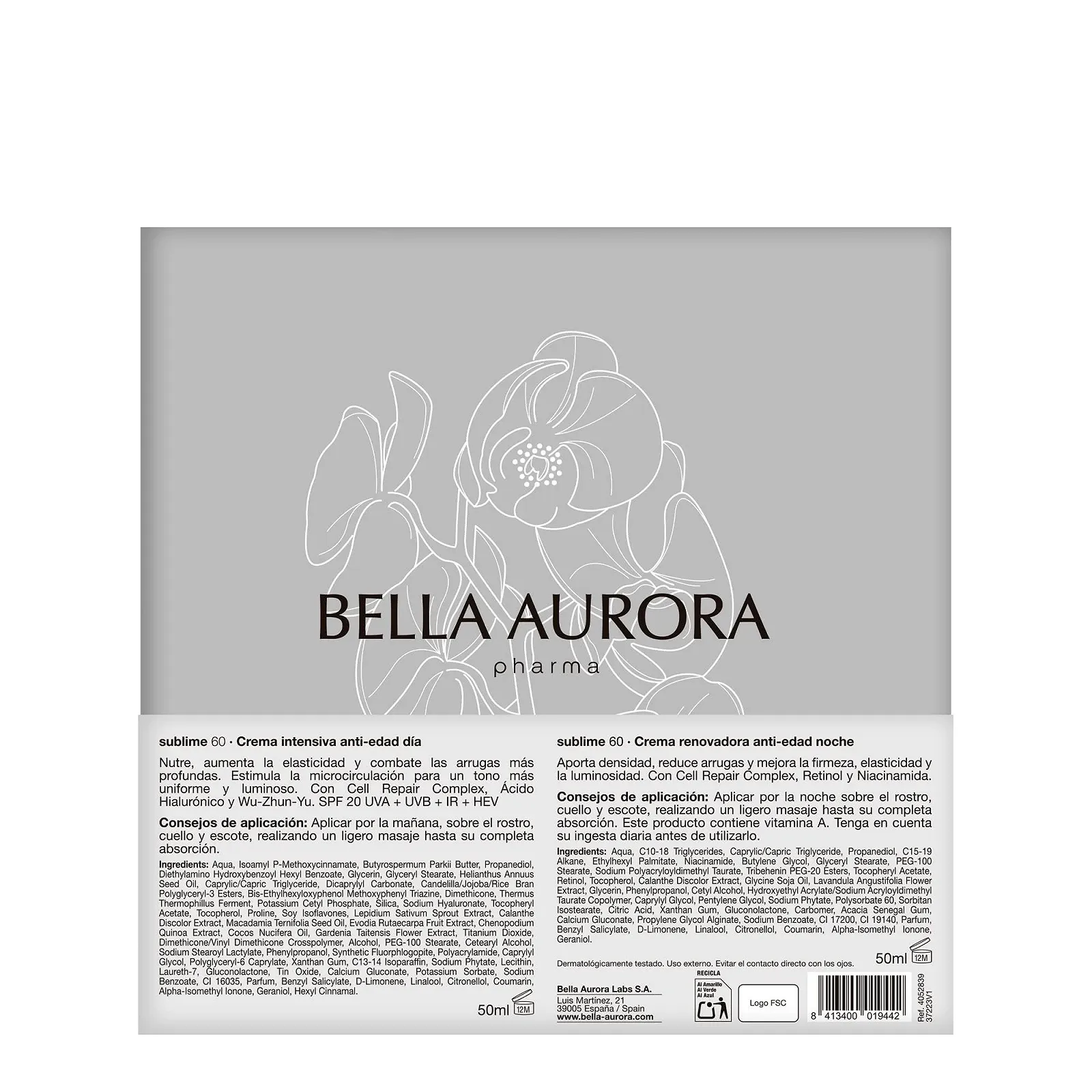 Набір антивікових кремів BELLA AURORA Sublime 60 денний 50 мл та нічний 50 мл, фото №5 Набір антивікових кремів BELLA AURORA Sublime 60 денний 50 мл та нічний 50 мл, фото №5
