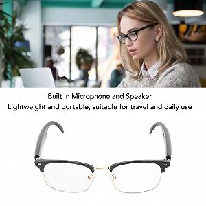 AI Переводчик Очки Bluetooth Интеллектуальные Поддержка Более 150 Язык в Реальном Времени Встроенный Микрофон Динамик synthetic.ua - Фото 1