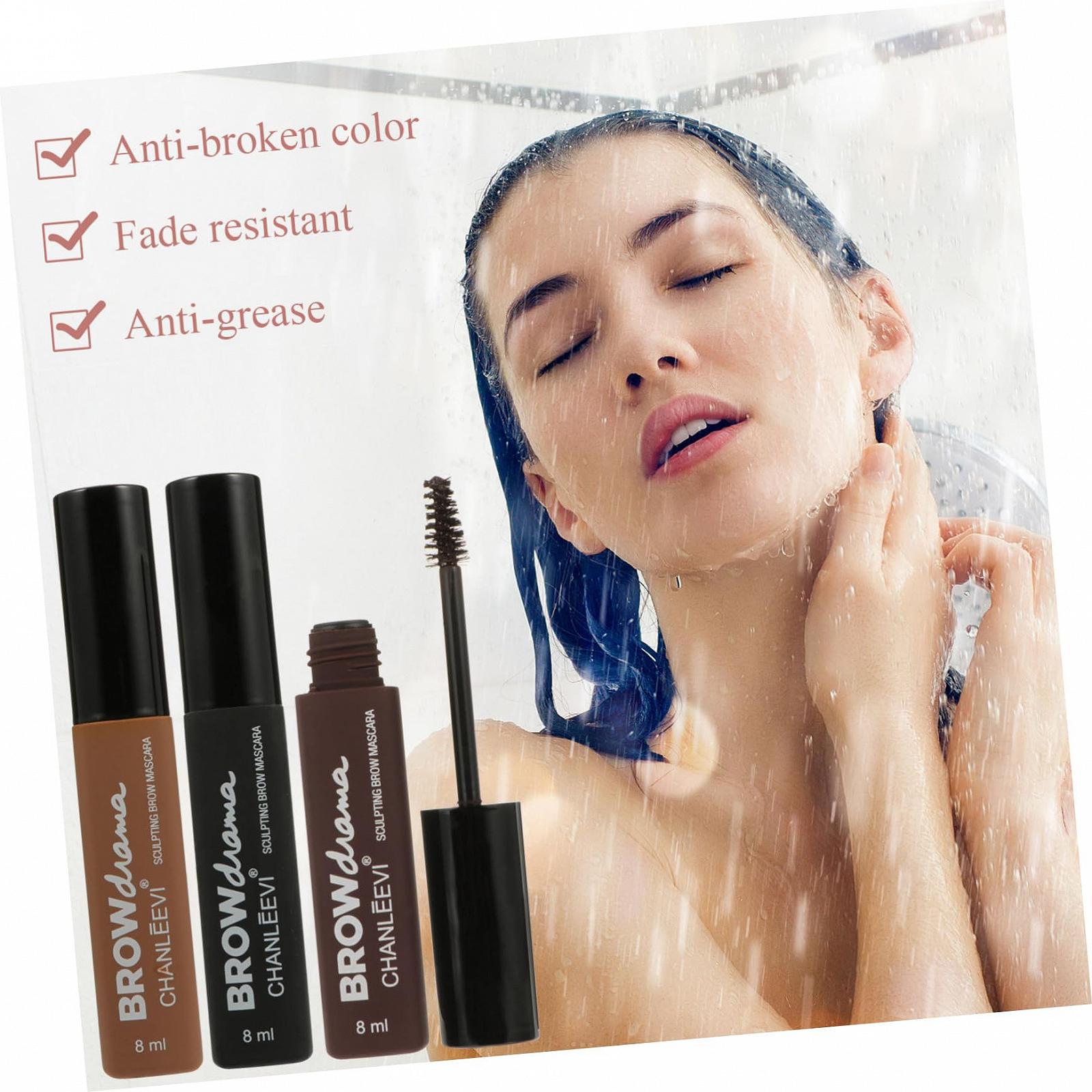 Гель IWOWHERO Трьохколірний Водостійкий для брів, фото №2 Гель IWOWHERO Трьохколірний Водостійкий для брів, фото №2