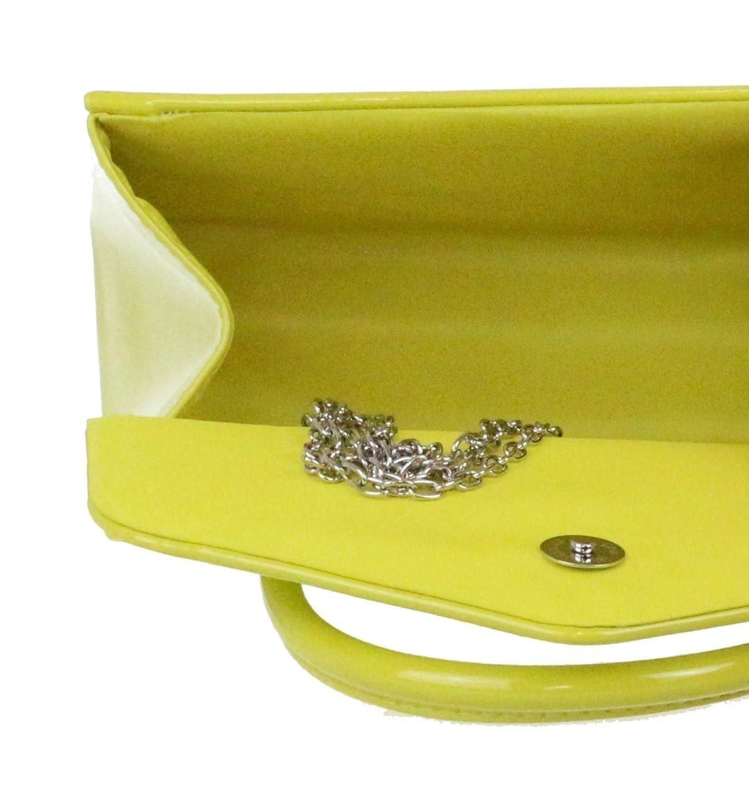 Клатч Girly Handbags лакований, жіночий, маленький жорсткий кейс, фото №4