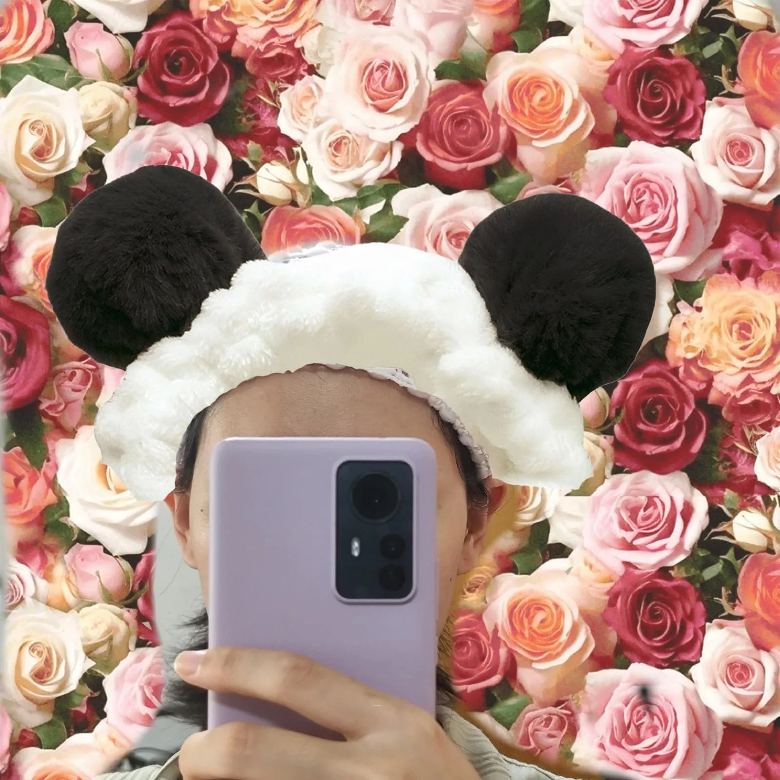 Пов'язка для макіяжу Panda, 2 шт., Плюшева, фото №7