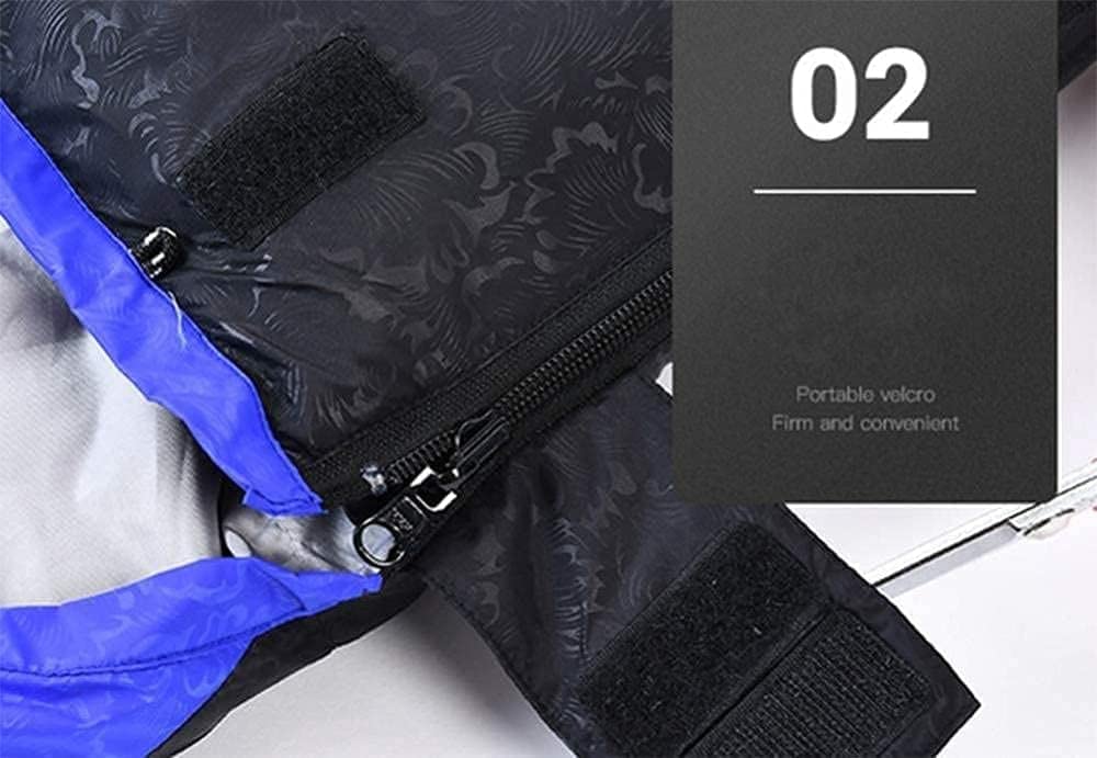 Спальний мішок MYVVKIA Daunen-Reiseschlafsack для осені та зими водонепроникний для кемпінгу оранжевий, фото №6