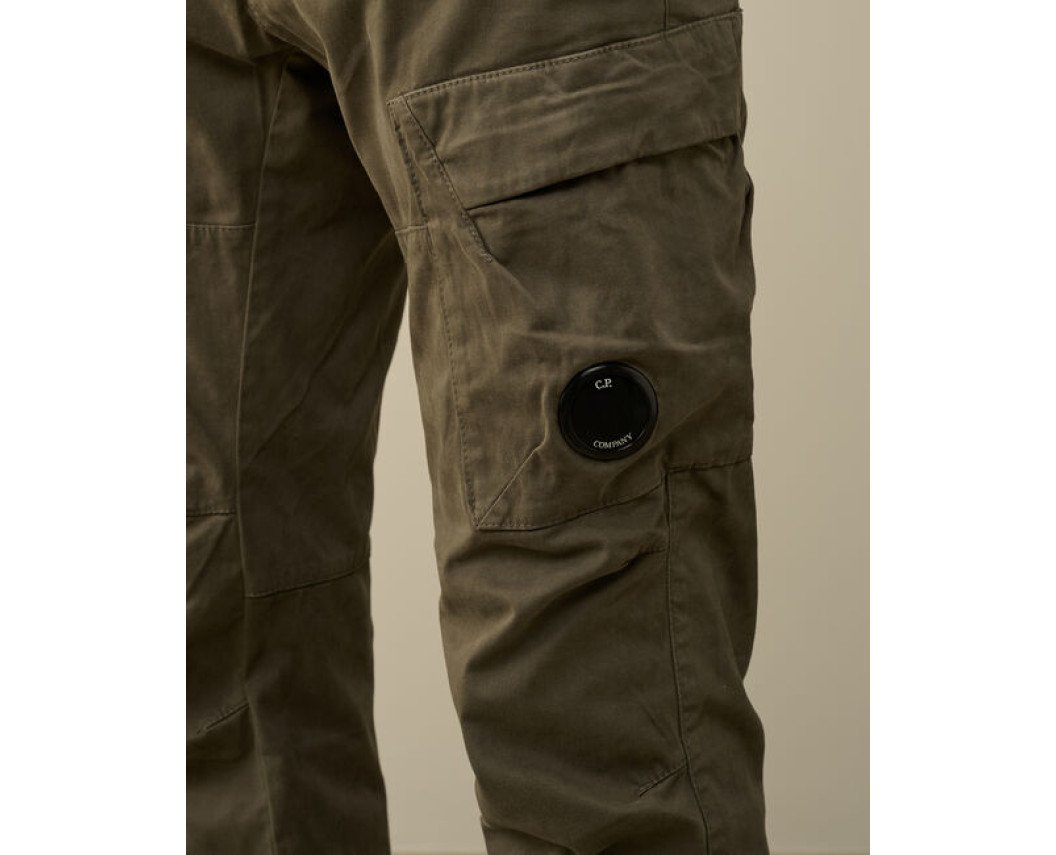 Штаны C.P. Company Stretch Sateen Ergonomic Lens Cargo S, фото №5